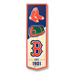 Officially Licensed MLB 6" x 19" 3D Stadium Banner - Boston Red Sox