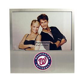 Officially Licensed MLB Aluminum Picture Frame - Washington Nationals