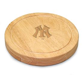 Officially Licensed MLB Cheese Cutting Board & Tools Set - Yankees