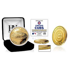 Officially Licensed MLB Chicago Cubs Stadium Gold Mint Coin