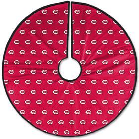 Officially Licensed MLB Christmas Tree Skirt - Cincinnati Reds 