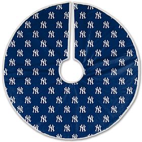 Officially Licensed MLB Christmas Tree Skirt - New York Yankees