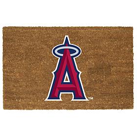 Officially Licensed MLB Colored Logo Door Mat - Angels