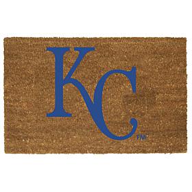 Officially Licensed MLB Colored Logo Door Mat - Royals