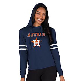 Officially Licensed MLB Concepts Sport Astros Ladies' Hooded Top  
