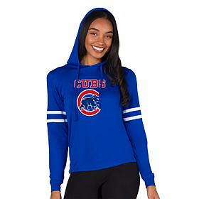 Officially Licensed MLB Concepts Sport Cubs Ladies' Hooded Top  