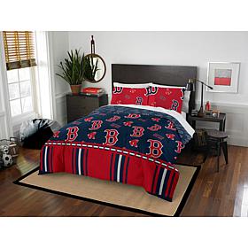 Officially Licensed MLB Full Bed In a Bag Set - Boston Red Sox