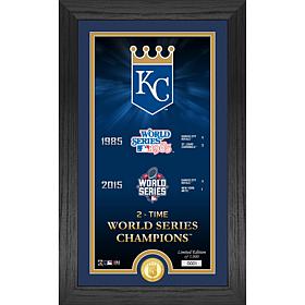 Officially Licensed MLB KC Royals Legacy Bronze Coin Photo Mint