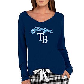 Officially Licensed MLB Ladies Marathon Long Sleeve Top - Rays