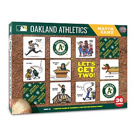 Officially Licensed MLB Licensed Memory Match Game - Oakland Athletics