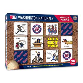 Officially Licensed MLB Licensed Memory Match Game - Washington