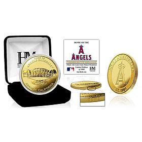 Officially Licensed MLB Los Angeles Angels Stadium Gold Mint Coin 