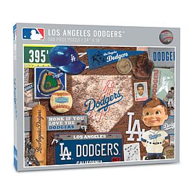 Officially Licensed MLB Los Angeles Dodgers Retro 500-Piece Puzzle