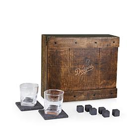 Officially Licensed MLB Los Angeles Dodgers Whiskey Box Gift Set