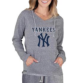 Officially Licensed MLB Mainstream Ladies L/S Hooded Top - Yankees