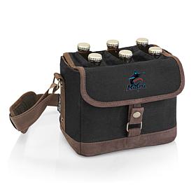 Officially Licensed MLB Marlins Beer Caddy Cooler Tote w/ Opener