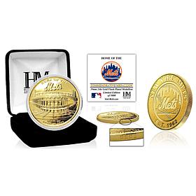 Officially Licensed MLB New York Mets Stadium Gold Mint Coin
