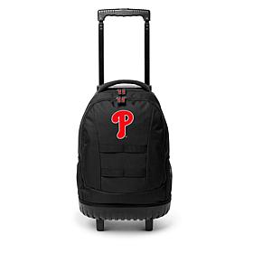 Officially Licensed MLB Phillies 18" Premium Wheeled Tool Bag