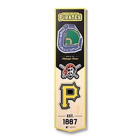 Officially Licensed MLB Pittsburgh Pirates 3D Stadium Banner
