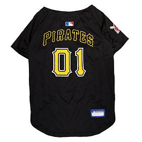 Officially Licensed MLB Pittsburgh Pirates PetsFirst Dog Jersey