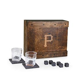 Officially Licensed MLB Pittsburgh Pirates  Whiskey Box Gift Set