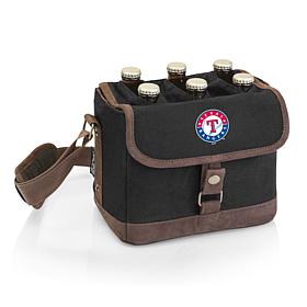 Officially Licensed MLB Rangers Beer Caddy Cooler Tote w/ Opener