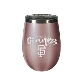 Officially Licensed MLB Rose Gold Wine Tumbler - San Francisco Giants