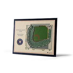 Officially Licensed MLB StadiumViews 3D Wall Art - Houston Astros