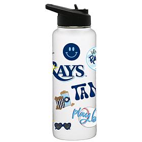 Officially-Licensed MLB Tampa Bay Rays 34oz Stainless Steel Tumbler