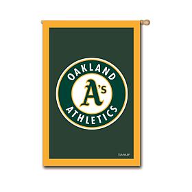 Officially Licensed MLB Team Logo House Flag - Oakland A's