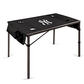 Officially Licensed MLB Travel Portable Folding Table - NY Yankees