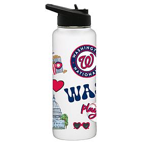 Officially-Licensed MLB Washington Nationals 34oz Stainless Tumbler