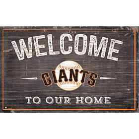 Officially Licensed MLB Welcome to our Home Sign- San Francisco Gia...