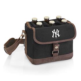 Officially Licensed MLB Yankees Beer Caddy Cooler Tote w/ Opener