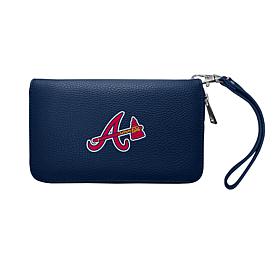 Officially Licensed MLB Zip Organizer Wallet - Atlanta Braves