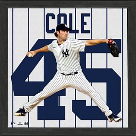 Officially Licensed MLB/MLBPA Gerrit Cole Yankees IMPACT Jersey Frame