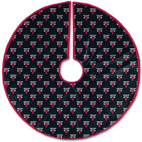 Officially Licensed NBA Christmas Tree Skirt - Chicago Bulls