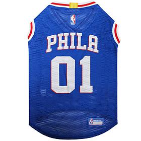 Officially Licensed NBA PetsFirst 76ERS Basketball Mesh Jersey