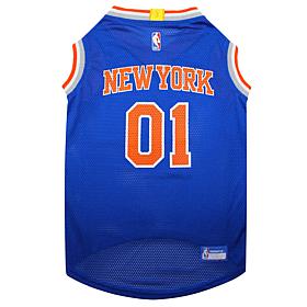 Officially Licensed NBA PetsFirst Knicks Basketball Mesh Jersey