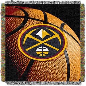 Officially Licensed NBA "Photo Real" Woven Tapestry Throw - Nuggets 
