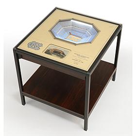 Officially Licensed NCAA 25-Layer StadiumViews End Table - N. Carolina