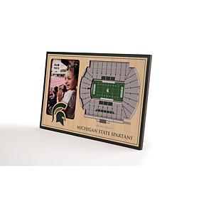 Officially Licensed NCAA 3-D Stadium Views Picture Frame - Spartans 