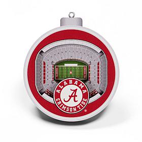 Officially Licensed NCAA 3D StadiumView Ornament 2-pack - Alabama