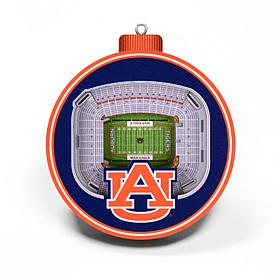 Officially Licensed NCAA 3D StadiumView Ornament 2-pack -  Auburn