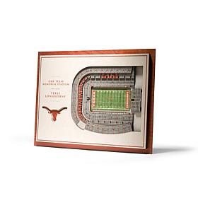 Officially Licensed NCAA 5-Layer 3-D Wall Art - Texas Longhorns