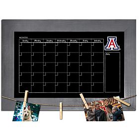 Officially Licensed NCAA Arizona Monthly Chalkboard w/ Clothespins