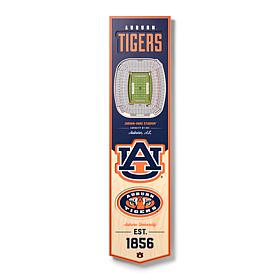 Officially Licensed NCAA Auburn Tigers 3D Stadium Banner