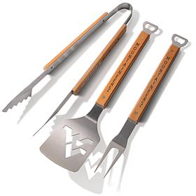 Officially-licensed NCAA Classic 3-Piece BBQ Set - WV Mountaineers  