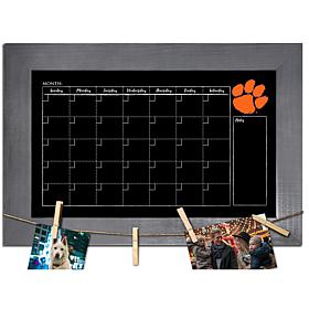Officially Licensed NCAA Clemson Monthly Chalkboard w/ Clothespins