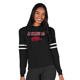 Officially Licensed NCAA Concepts Sport Arkansas Ladies' Hooded Top